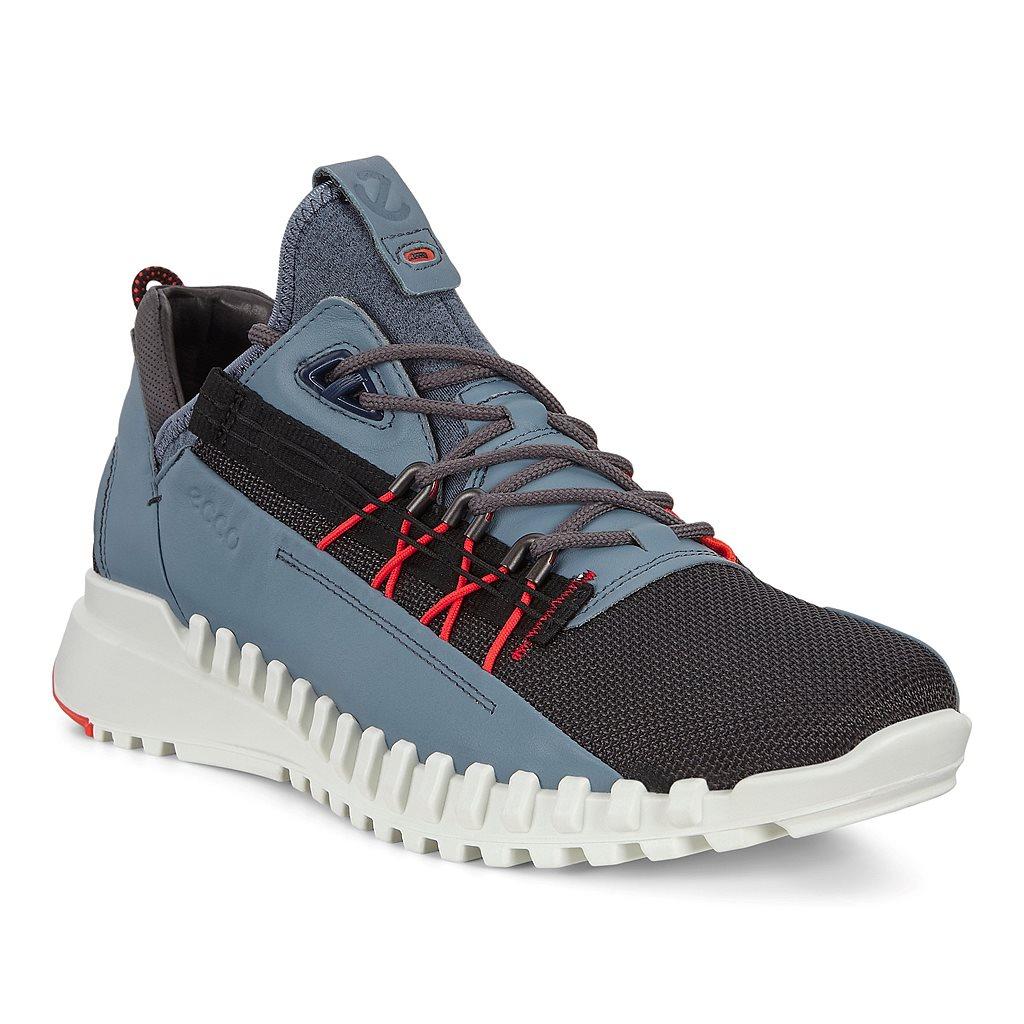 Ecco Zipflex Mens Sneakers Blue Online - India VFA-597628